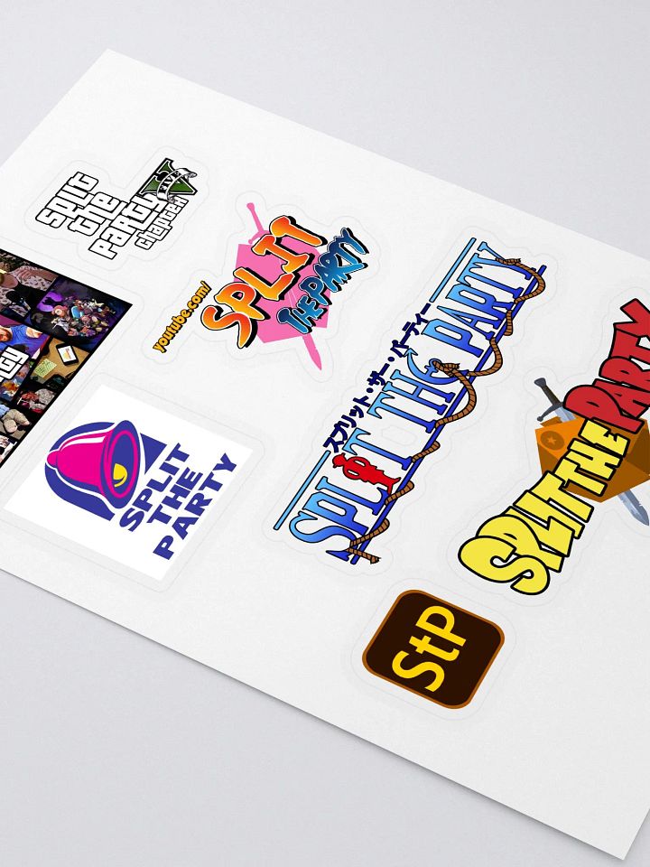 Variety Pack Parody Logos - Kiss Cut Sticker Sheet product image (2)