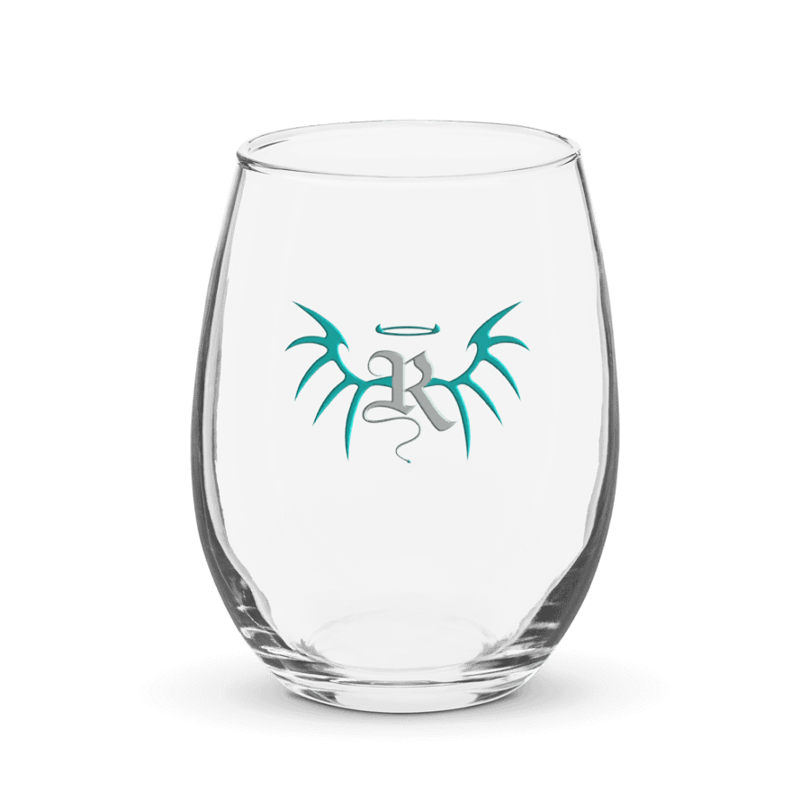 RafaZafar Logo Stemless Wineglass (silver) product image (1)