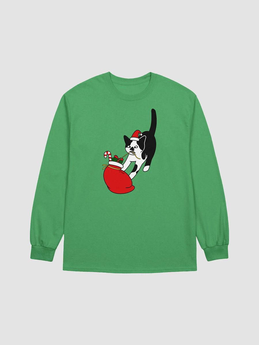 Santa Paws Christmas Cat Long Sleeve product image (9)