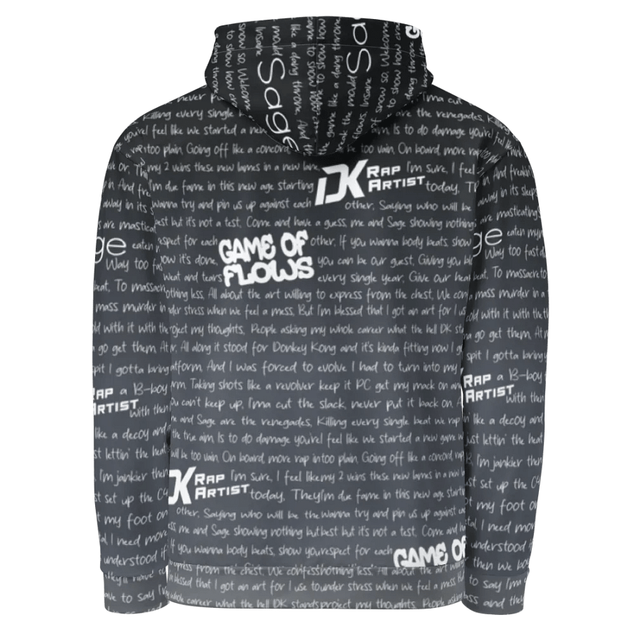 Game of Flows - DK Rap Artist & Sage - G.O.T. GREY - Unisex Hoodie product image (4)