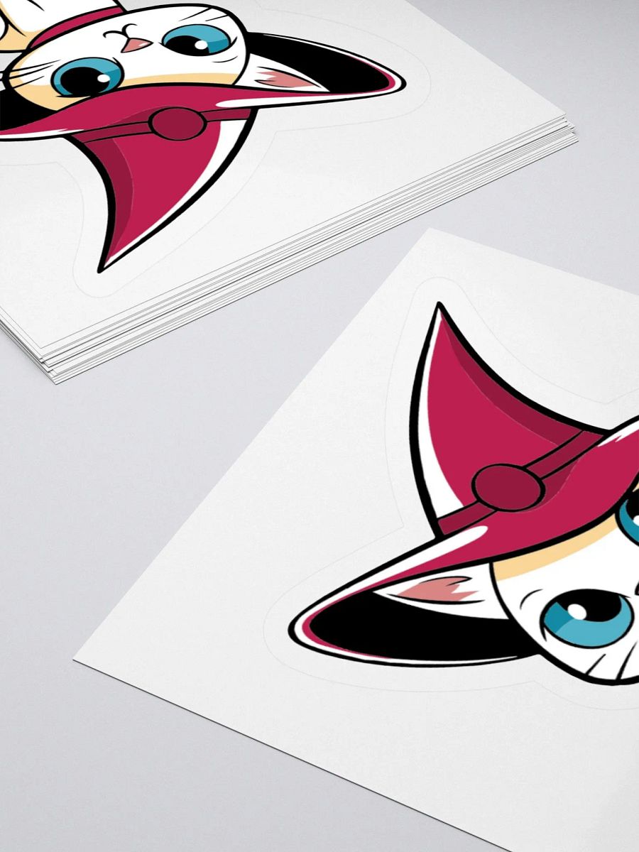 Cute Cat With A Witch's Hat Halloween Funny Sticker product image (4)