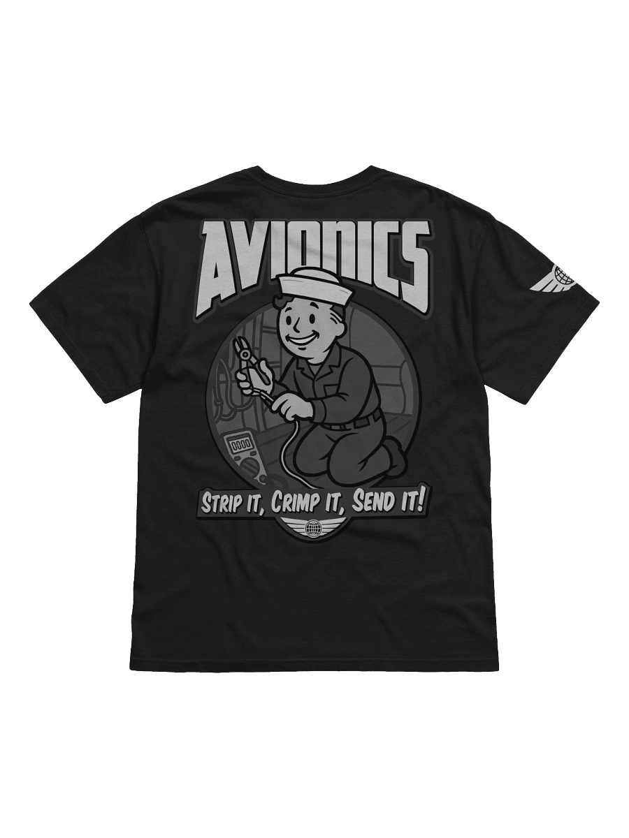 "AE: Send It" B/W Best Shirt product image (1)