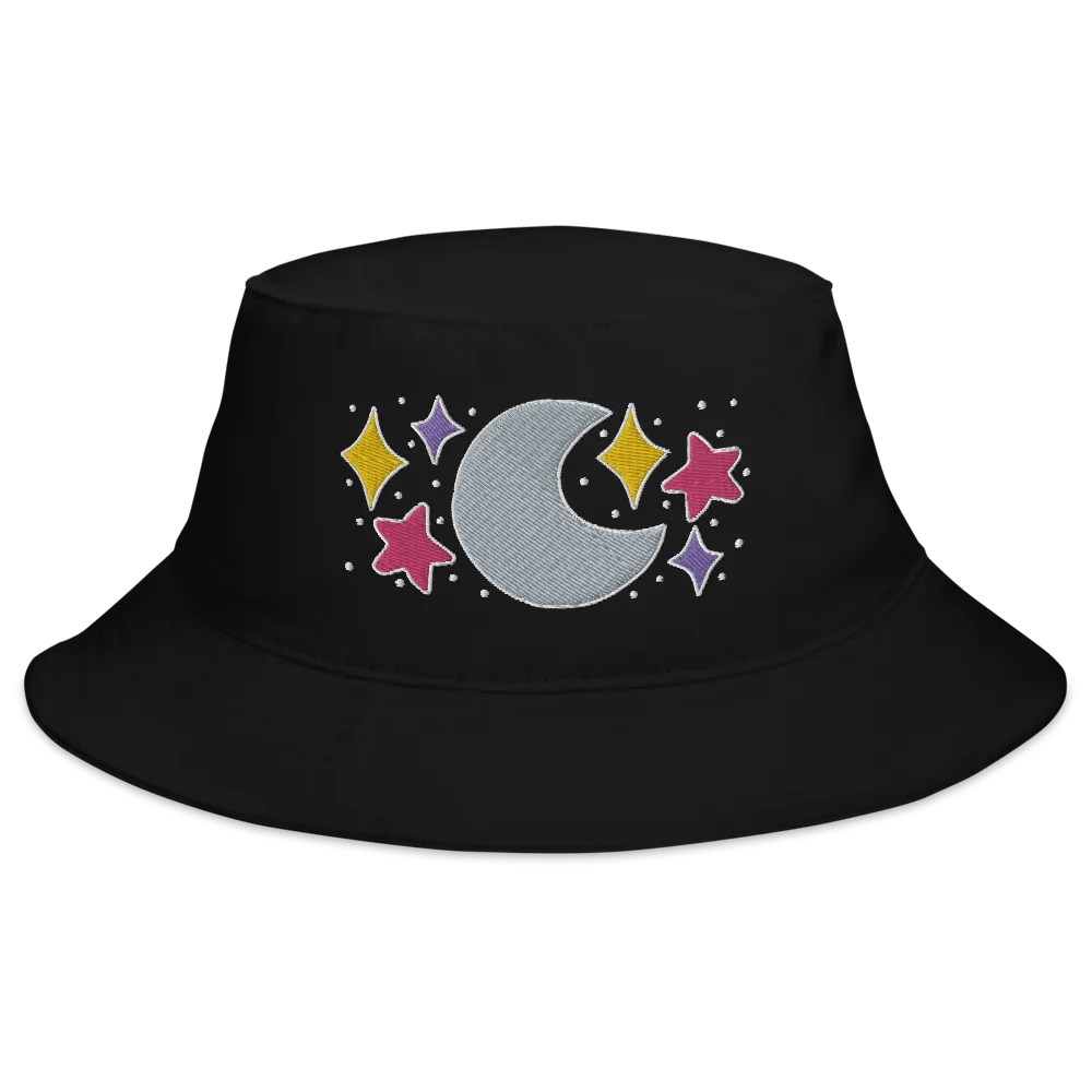 Celestial Bucket Hat with Puff Embroidery product image (4)