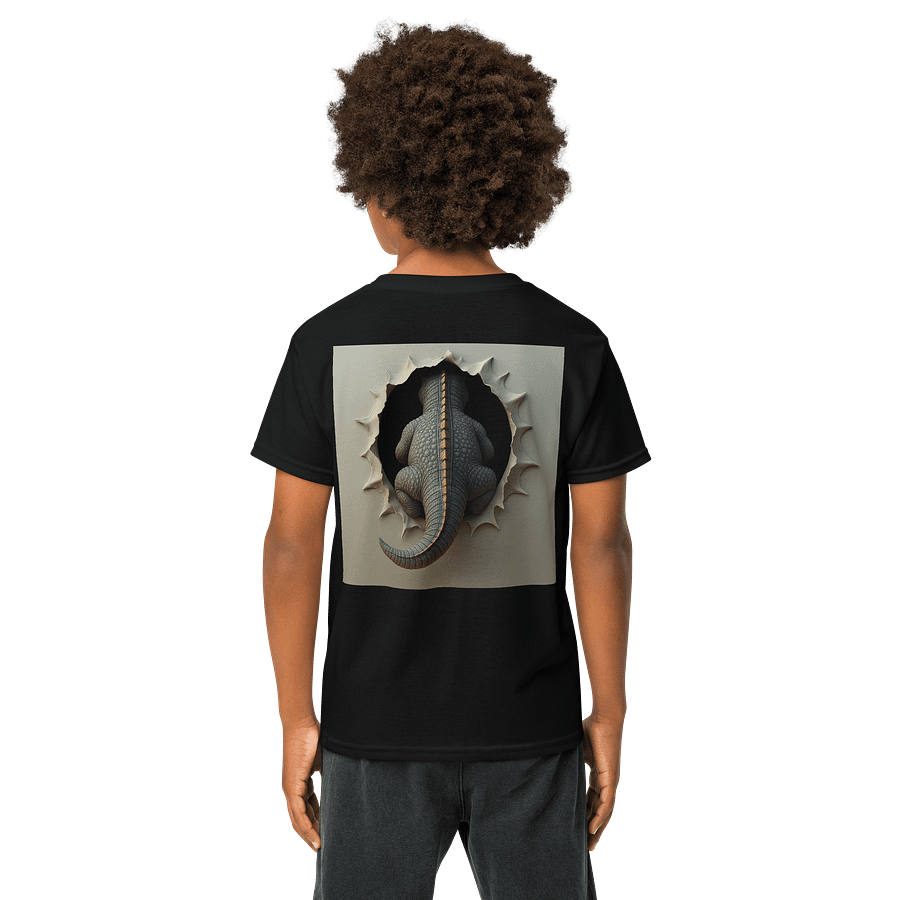Ferocious Raptor Breakthrough – 3D Dinosaur Illusion Design product image (7)