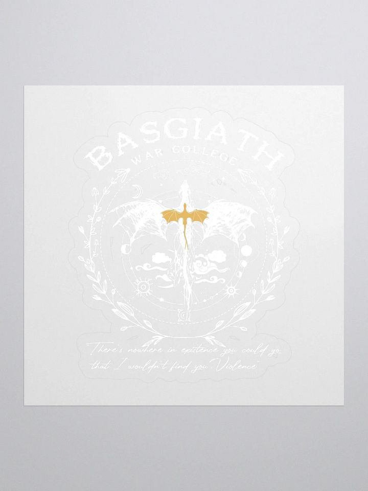 Basgiath War College Sticker V2 product image (1)