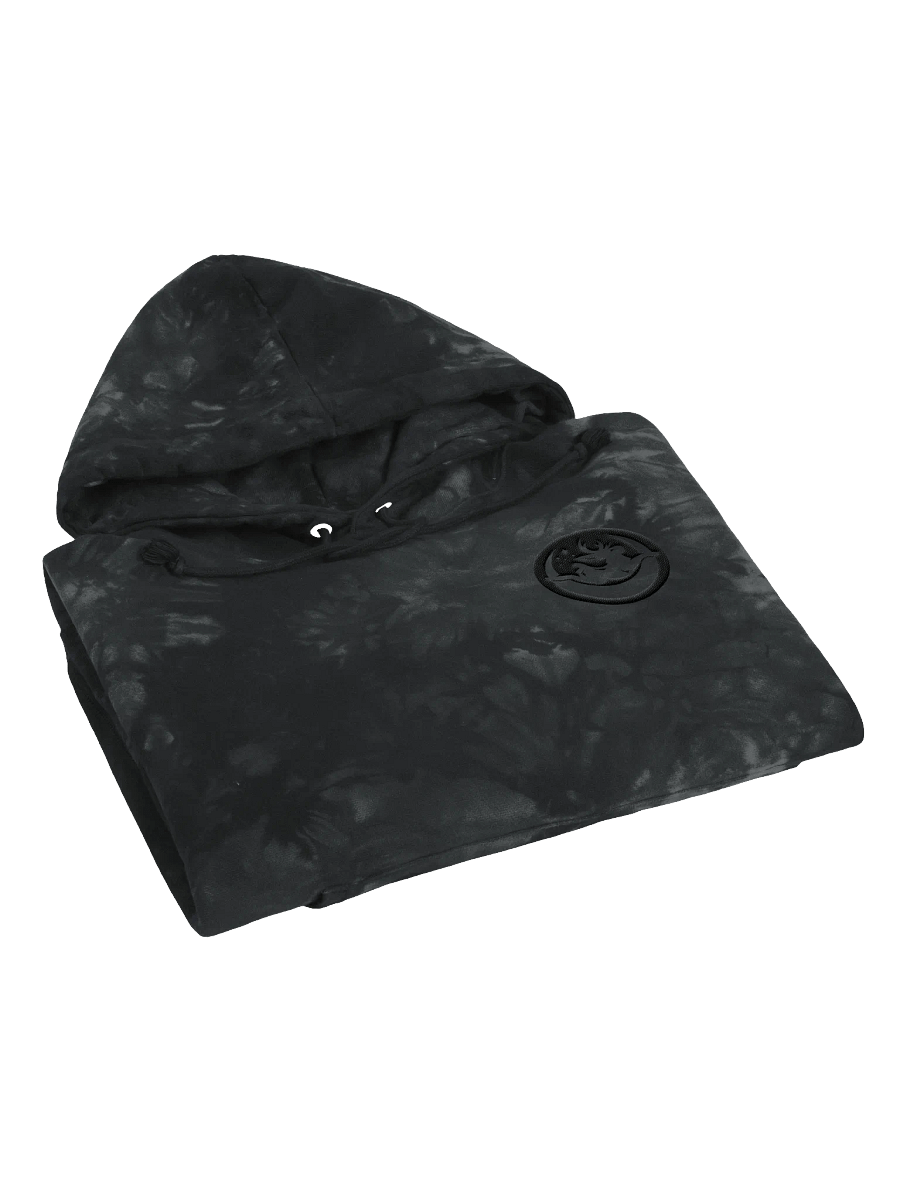 Moonbound Jackalope Embroidered Tie-Dye Hoodie (Dark Logo) product image (3)