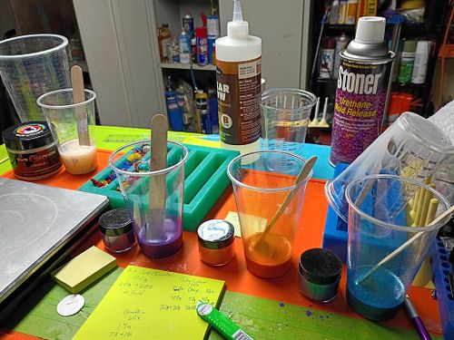 My next step in jumping into to creative pool.... 2 Next iterations of the printer poop blanks, an overflow blank with the le...
