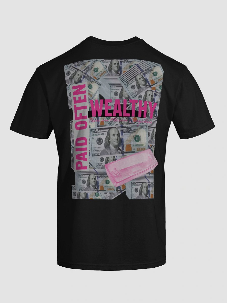 Excellent delivery Pretty paid PINK bar Wealthy and Paid Often Unisex T-Shirt product image (47)