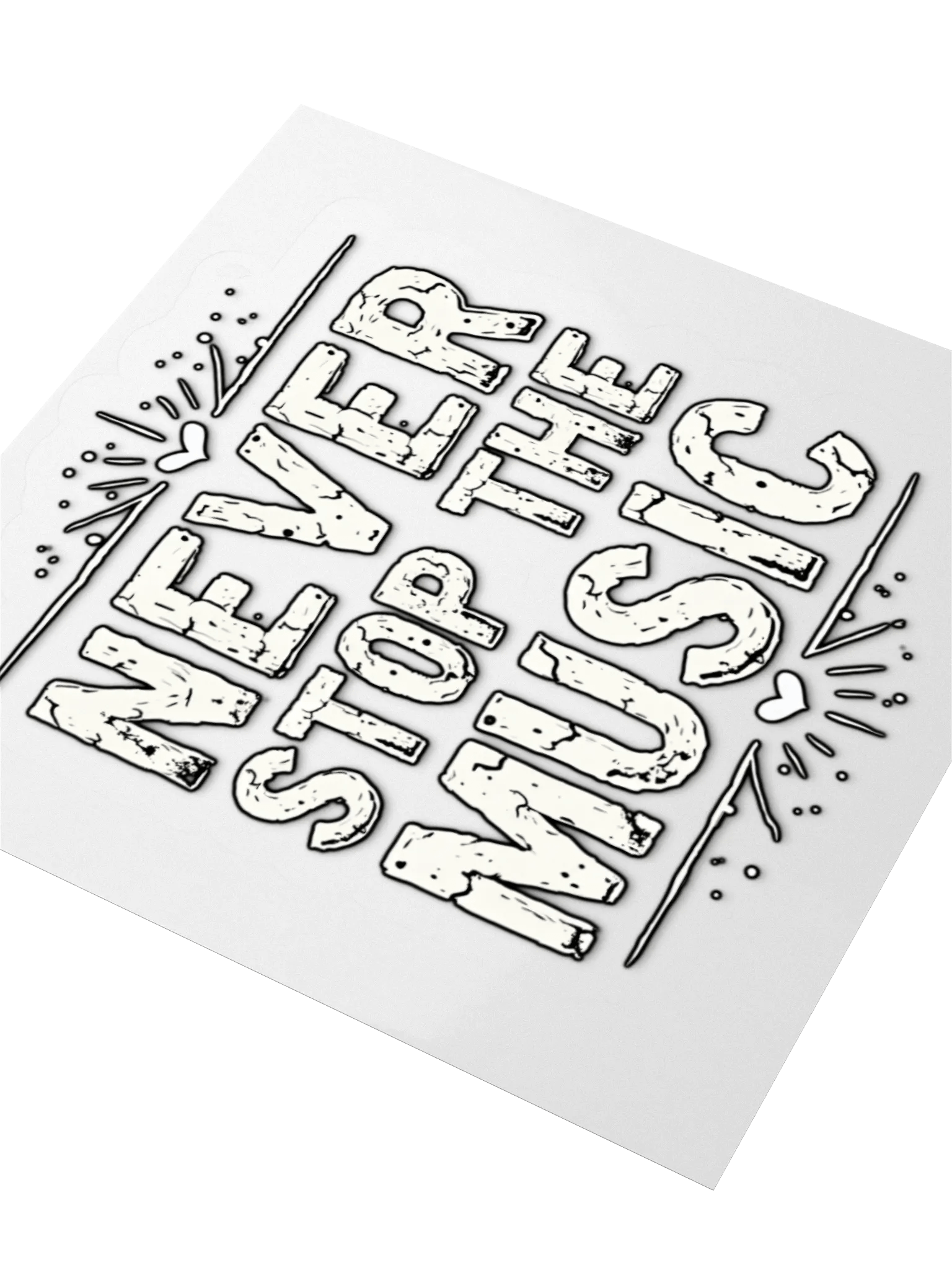 Sticker - NSTM White product image (4)
