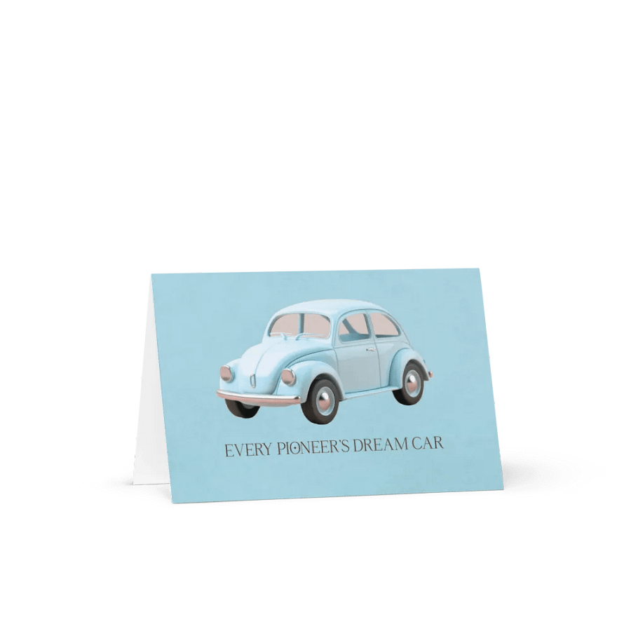 Every Pioneer's Dream Car Greeting Card product image (5)