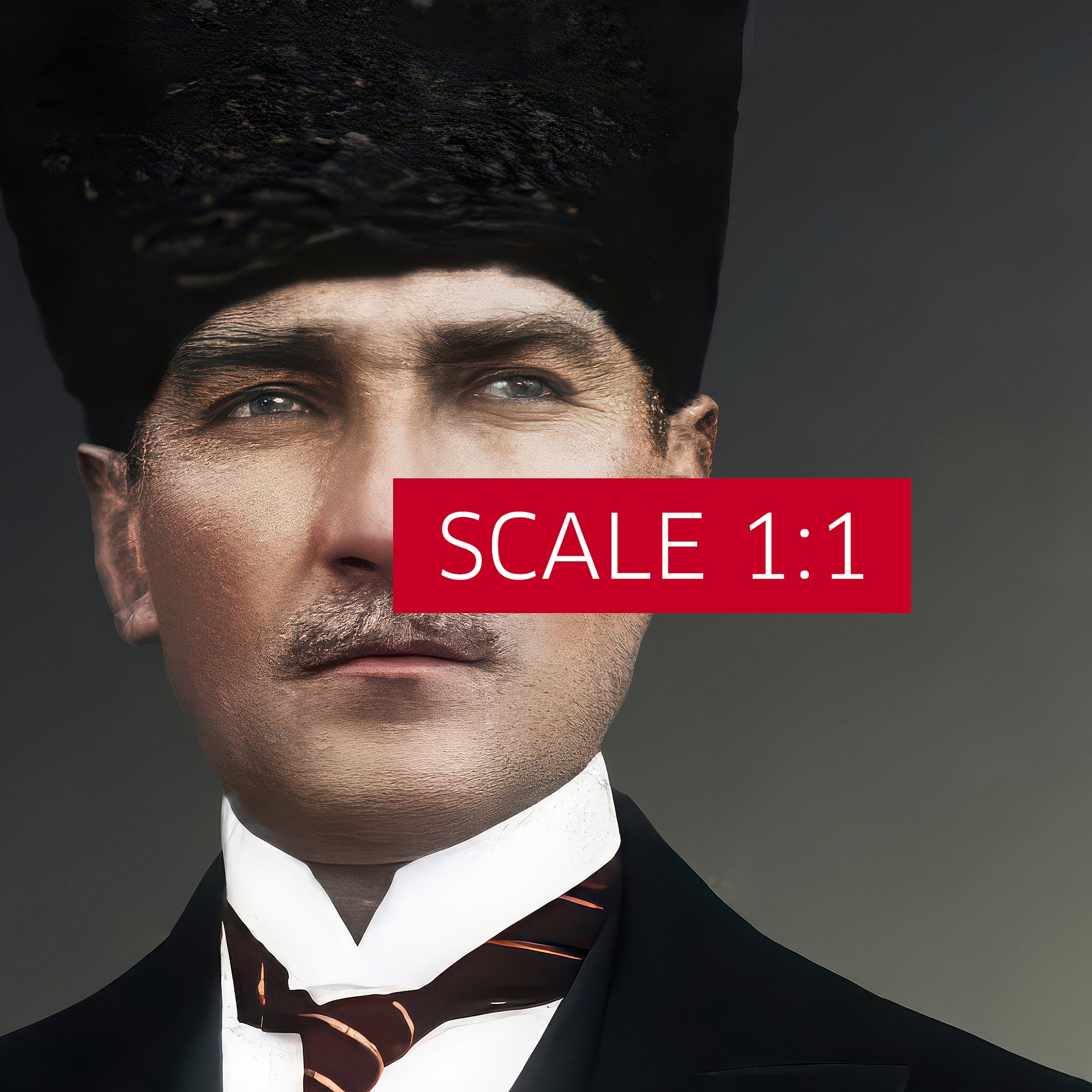 Mustafa Kemal Atatürk photo poster, 1930s — Turkish Leader wall art for office product image (5)