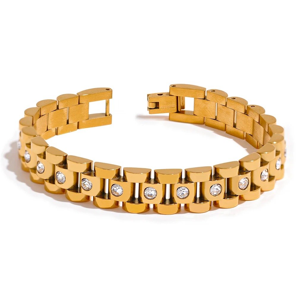 Classic Luxe Link Bracelet | 18K Gold Plated product image (1)