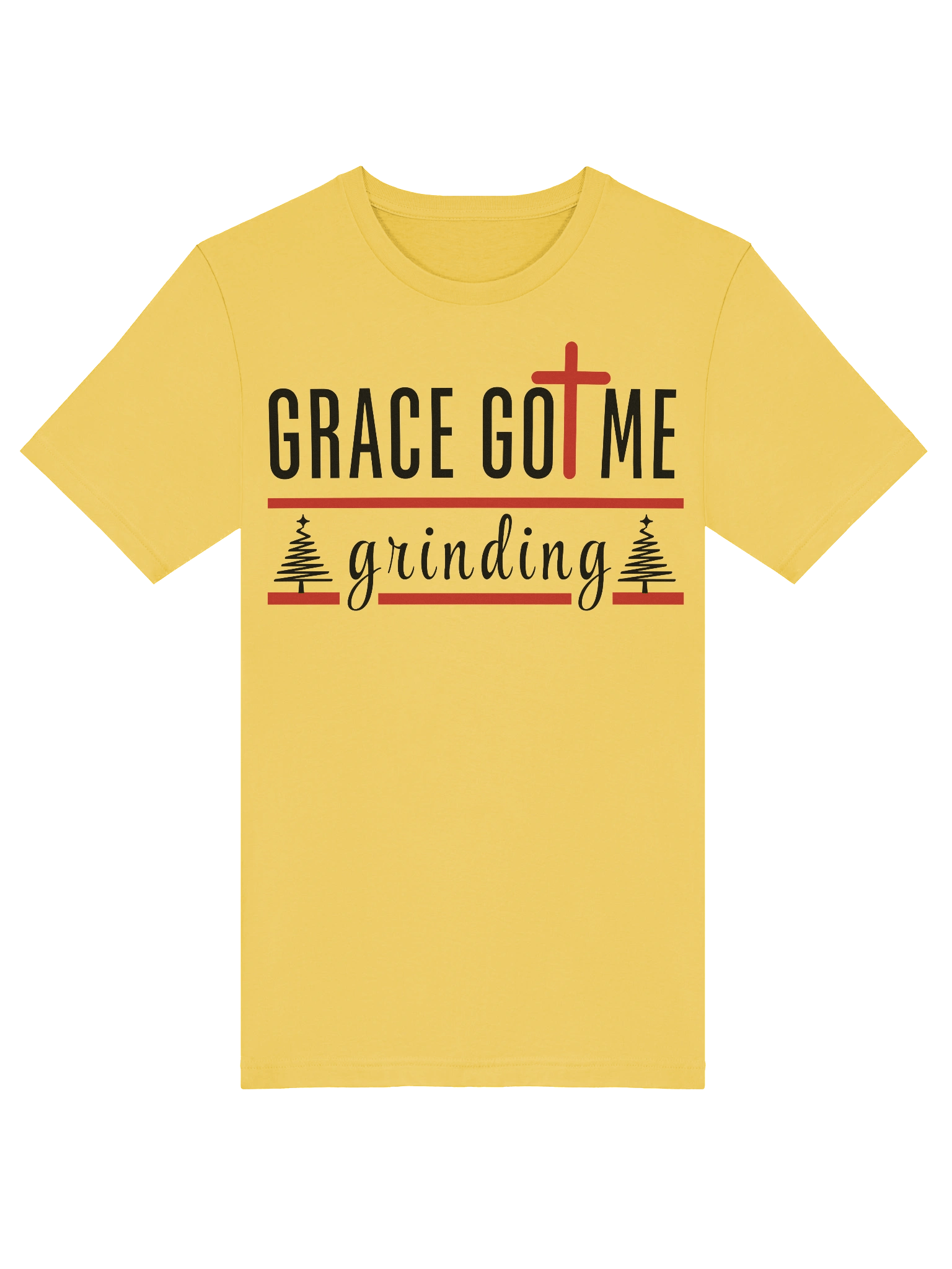 Grace Got Me Grinding Christian T-Shirt | Faith Hustle Tee for Women | Motivational Jesus Shirt product image (17)