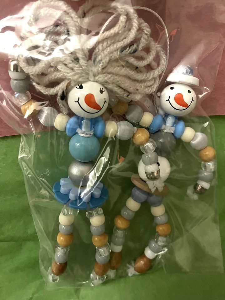 Blue n Tan SnowTopia ~ Ornament Set product image (1)