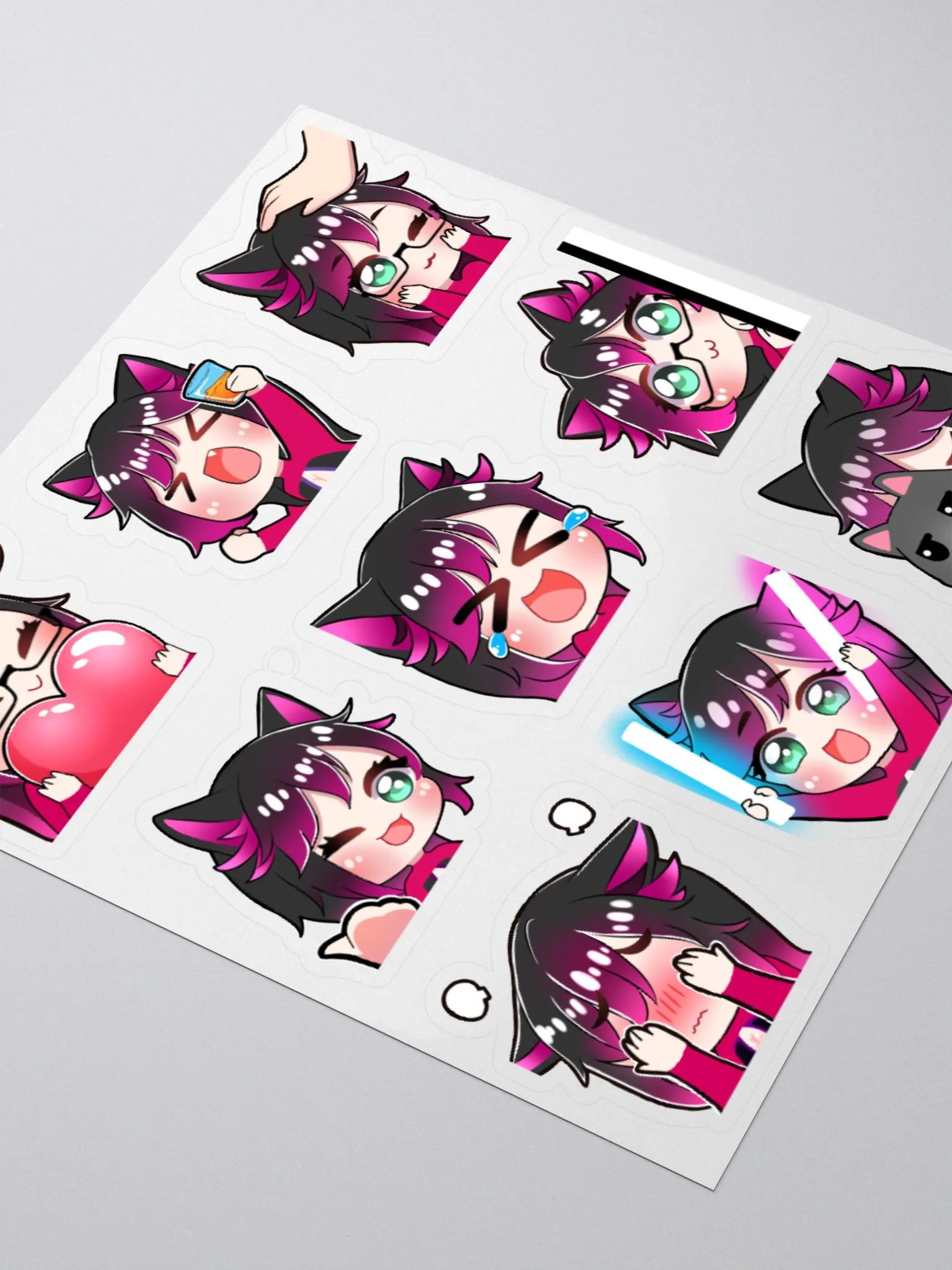 DJ Megu Cute Variety Kiss Cut Sticker Set product image (3)