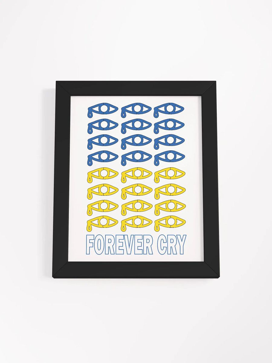 Ukraine - Forever Cry - Framed High-Quality Matte Poster product image (1)