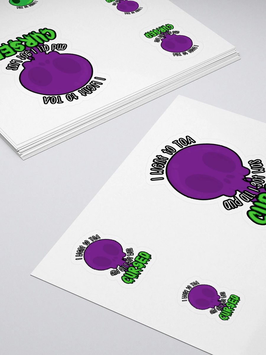 All I Got Was Cursed - Demon Hunter - Sticker Sheet product image (12)