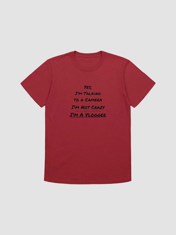 Not Crazy, I'm a Vlogger Soft Unisex T-Shirt product image (2)