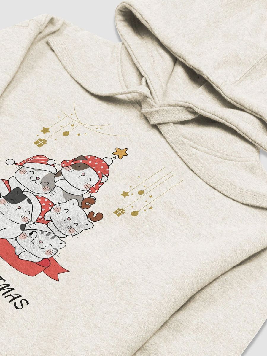 Cat Christmas Stacked Cats Hoodie product image (17)