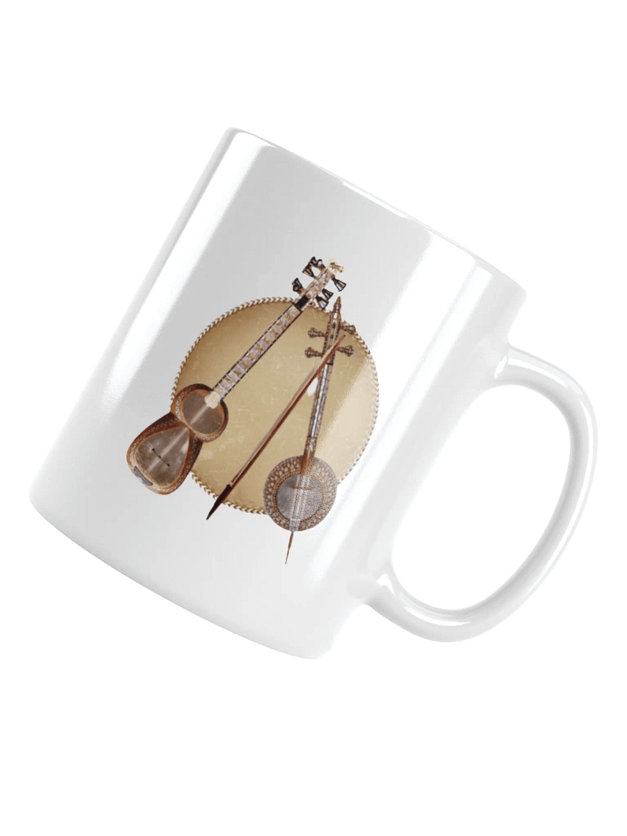 Mug with tar and kamancheh design for mugham lovers product image (12)