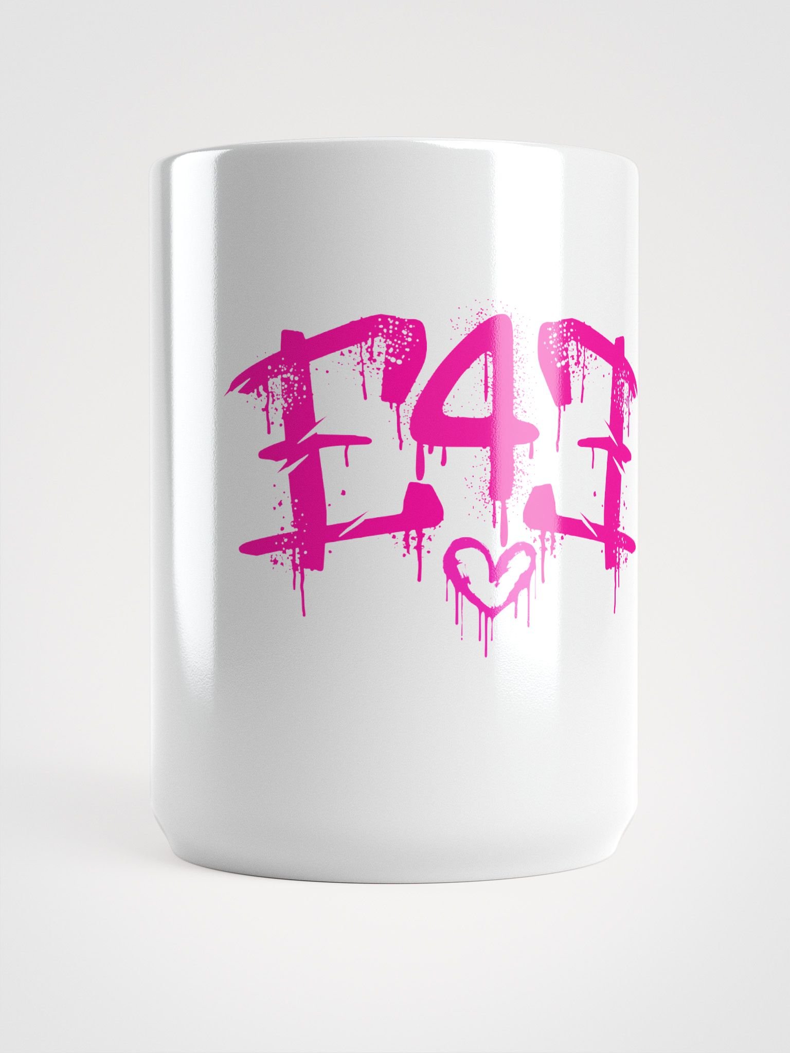 Explorer 4 Ever Pink White Glossy Mug product image (5)