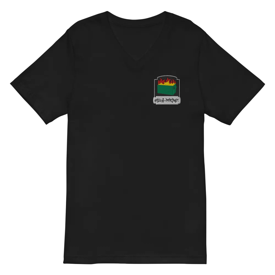 Dumpster Fire V-Neck Tee product image (3)