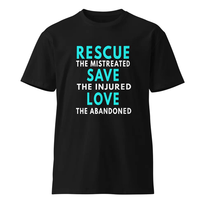 Animal Rescue Save Injured Unisex Premium T-Shirt product image (1)