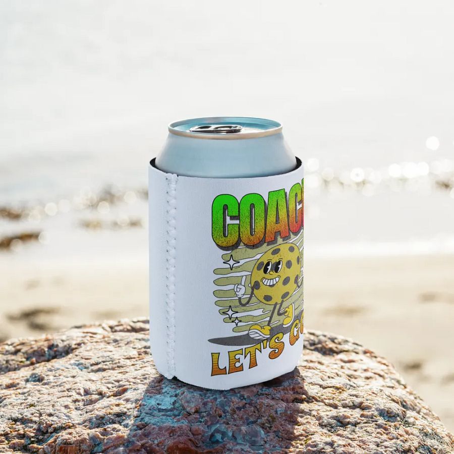 Coach Let's Go! Pickleball Coozie Can Cooler product image (9)