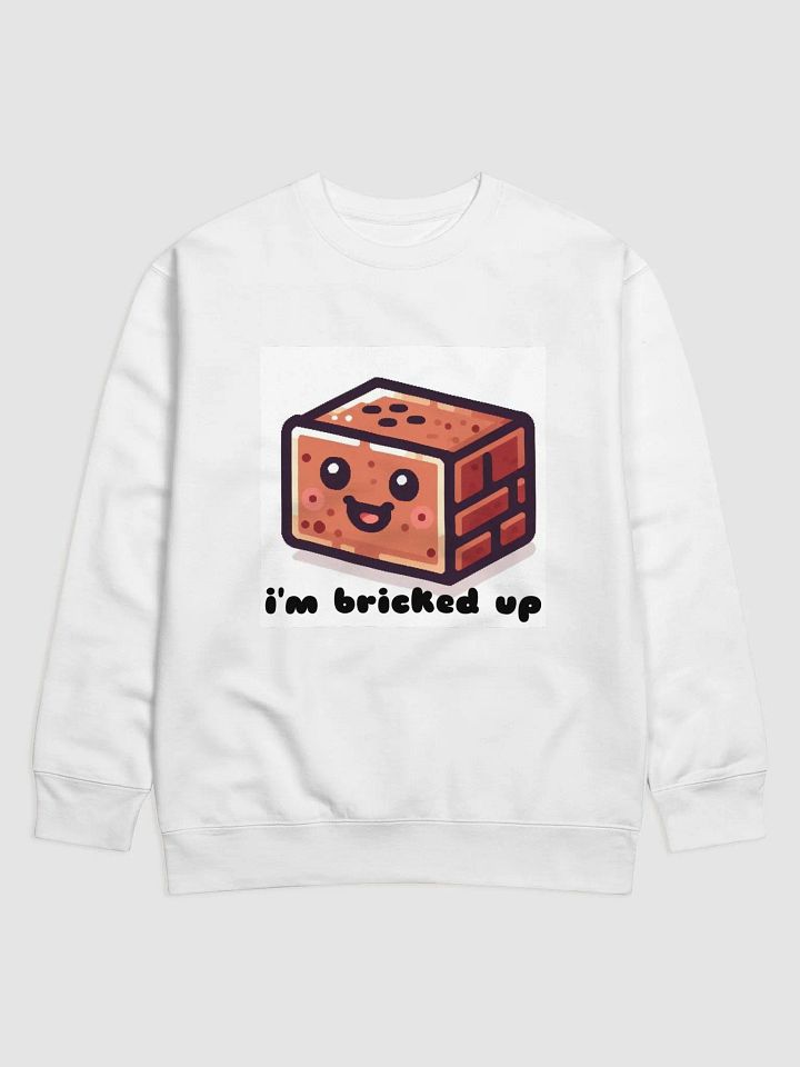 Smiling Brick Cartoon Premium Sweatshirt product image (1)