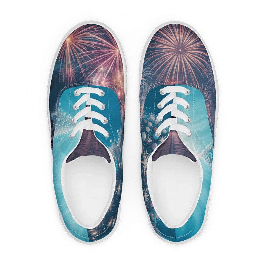 Aqua Glow Men's Canvas Shoes product image (1)