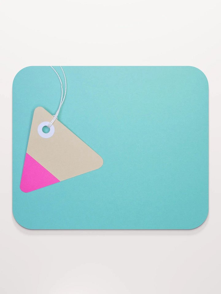 Chic Pink Triangle Mouse Pad – Stylish & Comfortable Desk Accessory 💖✨ product image (2)