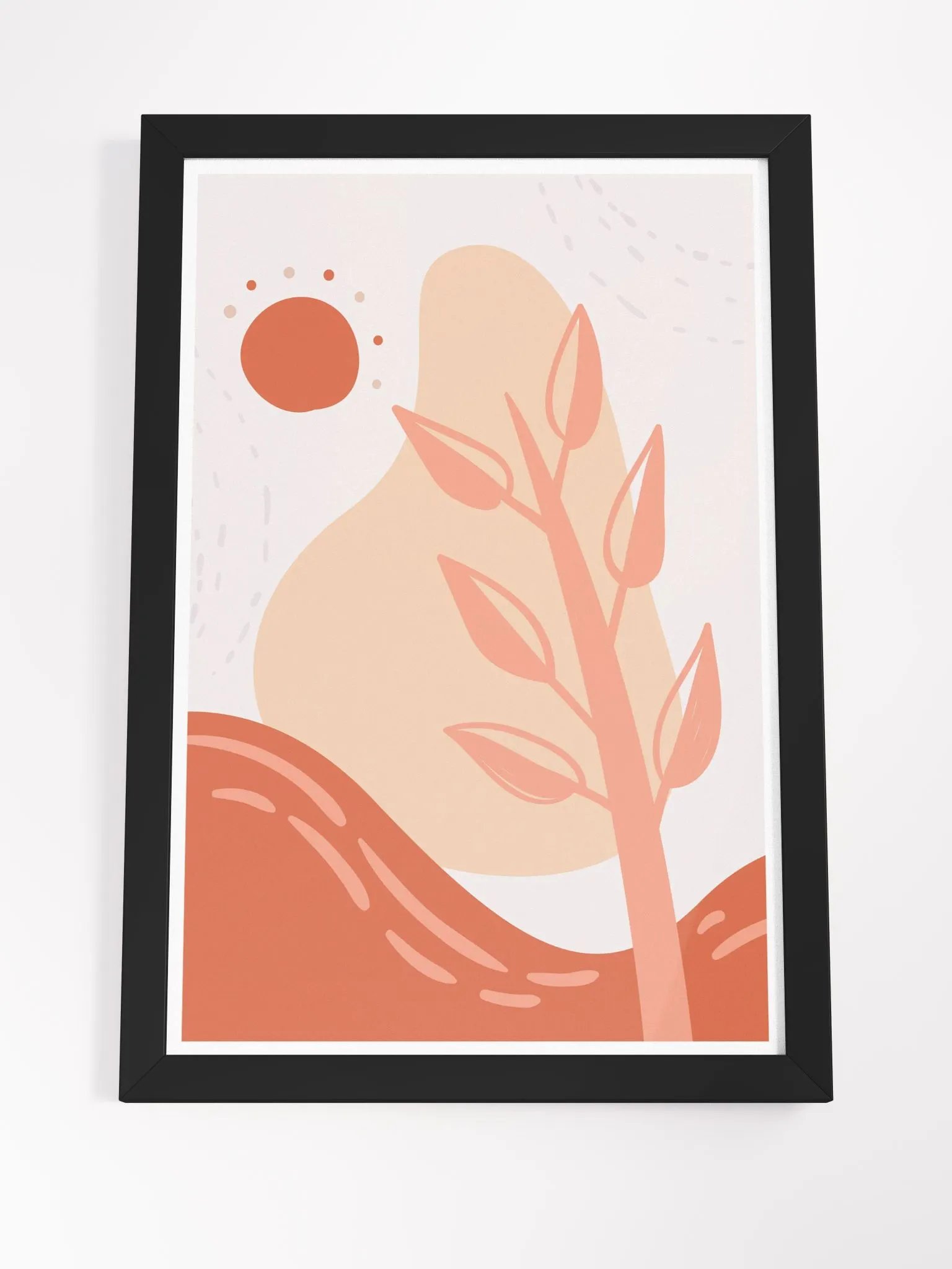 Vibrant Ayous Wood Framed Matte Poster product image (22)