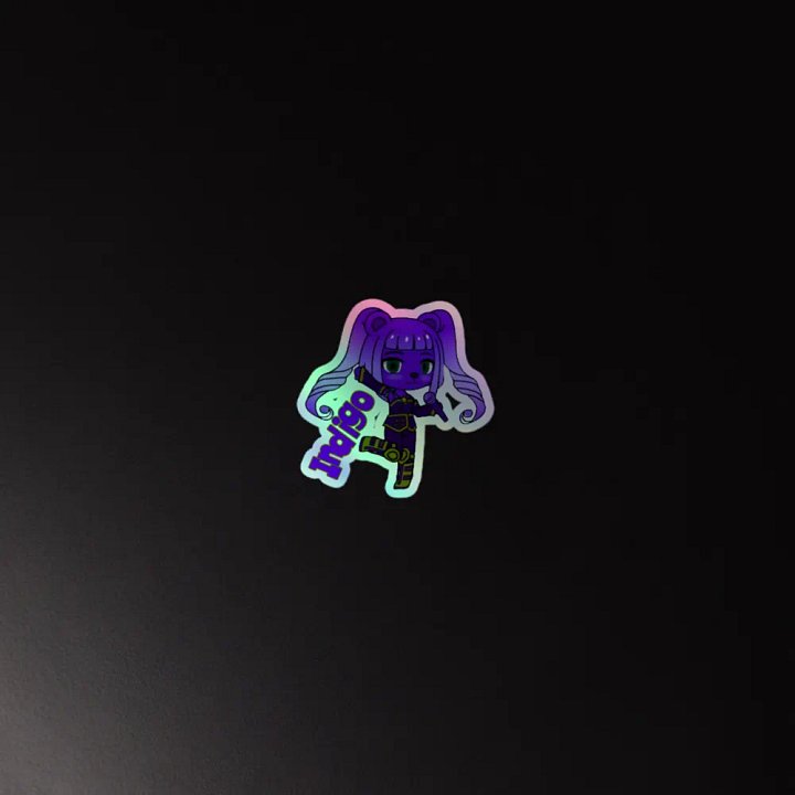 Indigo - Shadow Bears - rainbow sticker product image (2)