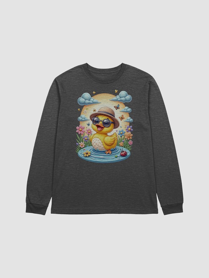 Dapper Duck Cartoon Long Sleeve Tee product image (4)
