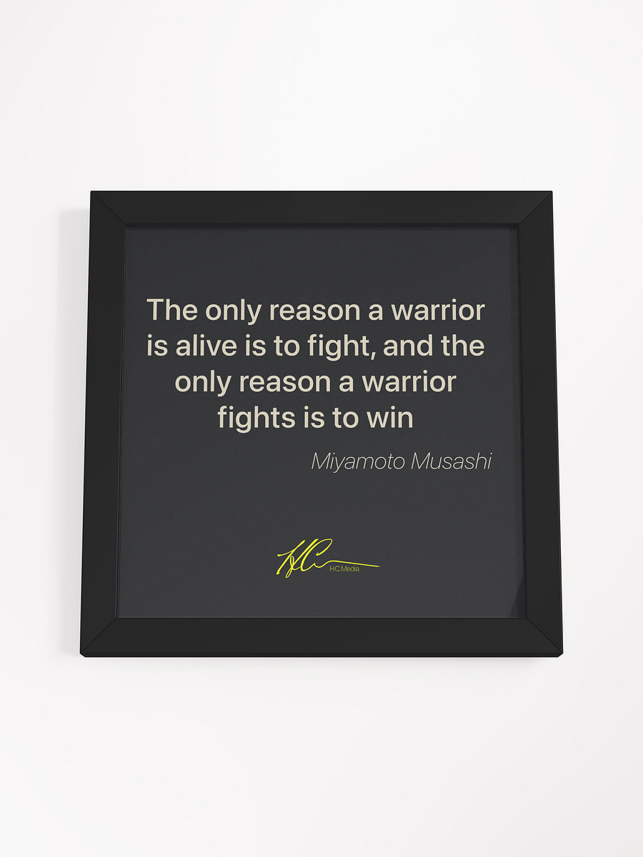 Miyamoto Musashi Q7 - Framed Poster product image (4)