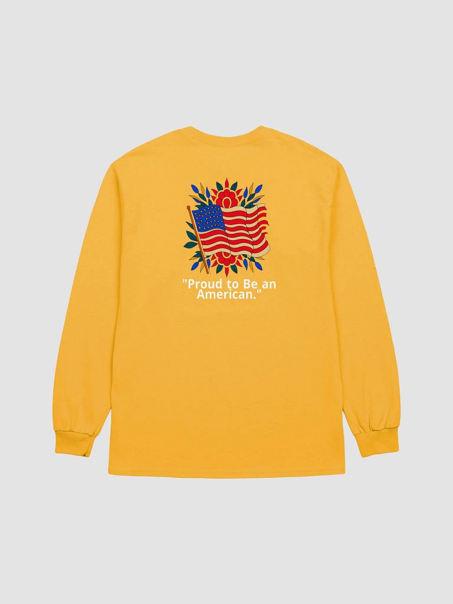 Patriotic Floral Wave Long Sleeve Tee product image (13)