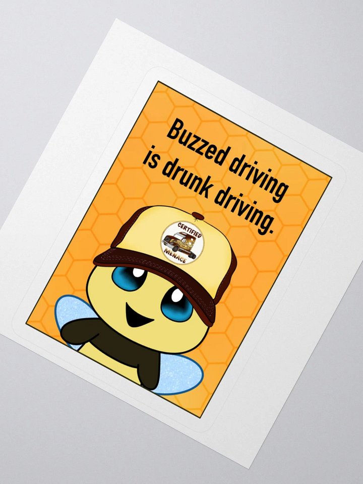 Buzzed Driving Sticker product image (5)