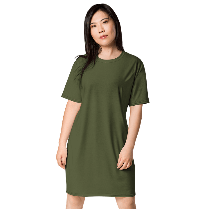 Oversized T-Shirt Dress - Rich Saratoga, Sizes 2XS-6XL product image (1)