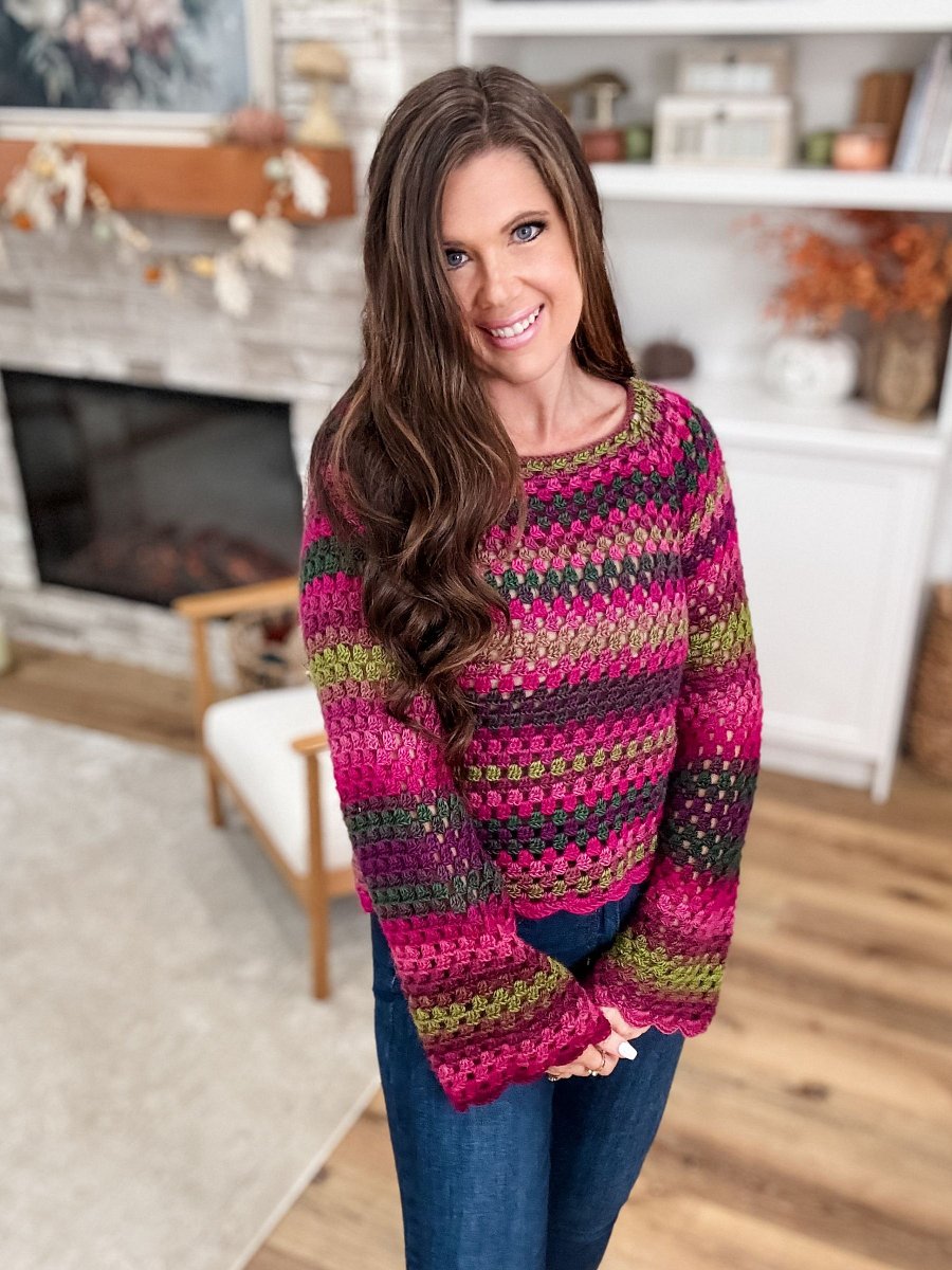 Old Town Sweater Crochet Pattern product image (7)