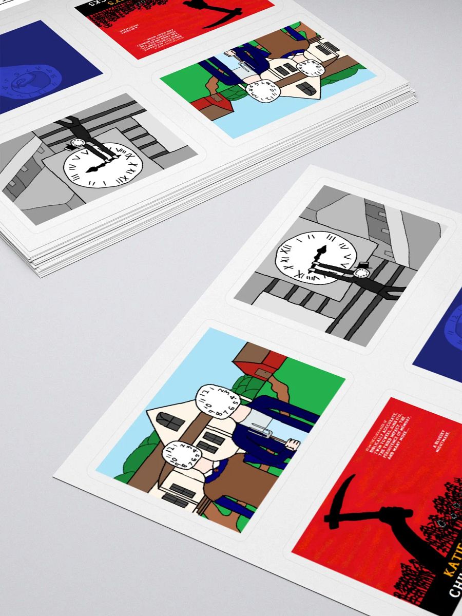 American Gothic, Safety Last, Children of the Corn, Batman, F1 Clock Stickers product image (4)