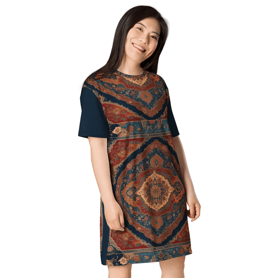 Outstanding Oriental Design Dress Tee product image (5)