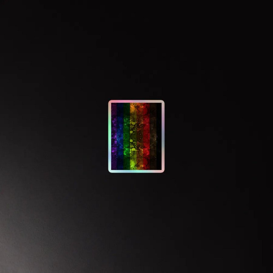Philadelphia Pride Flag Sticker (Textured Variation) product image (4)