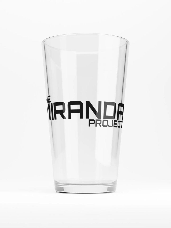 The Miranda Project Logo Shaker Pint Glass product image (1)