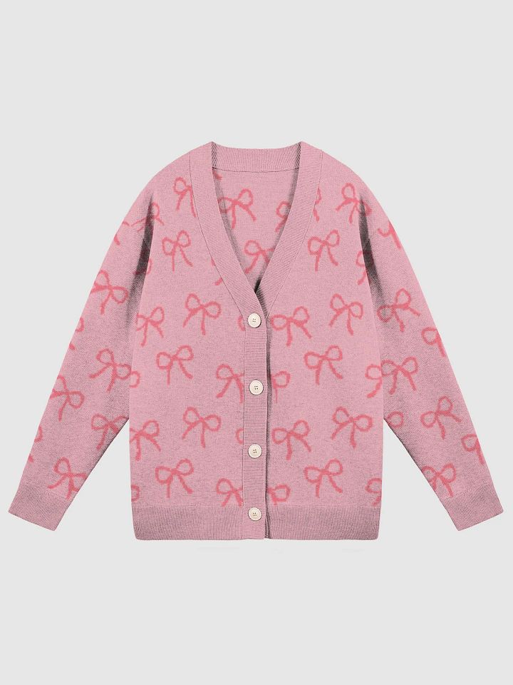 Pink Dainty Bows Cardigan product image (1)
