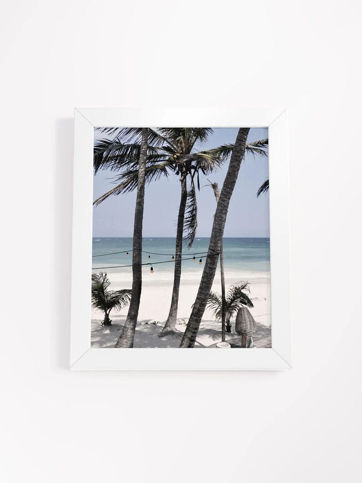 Tulum Beach - Framed High-Quality Matte Poster product image (1)