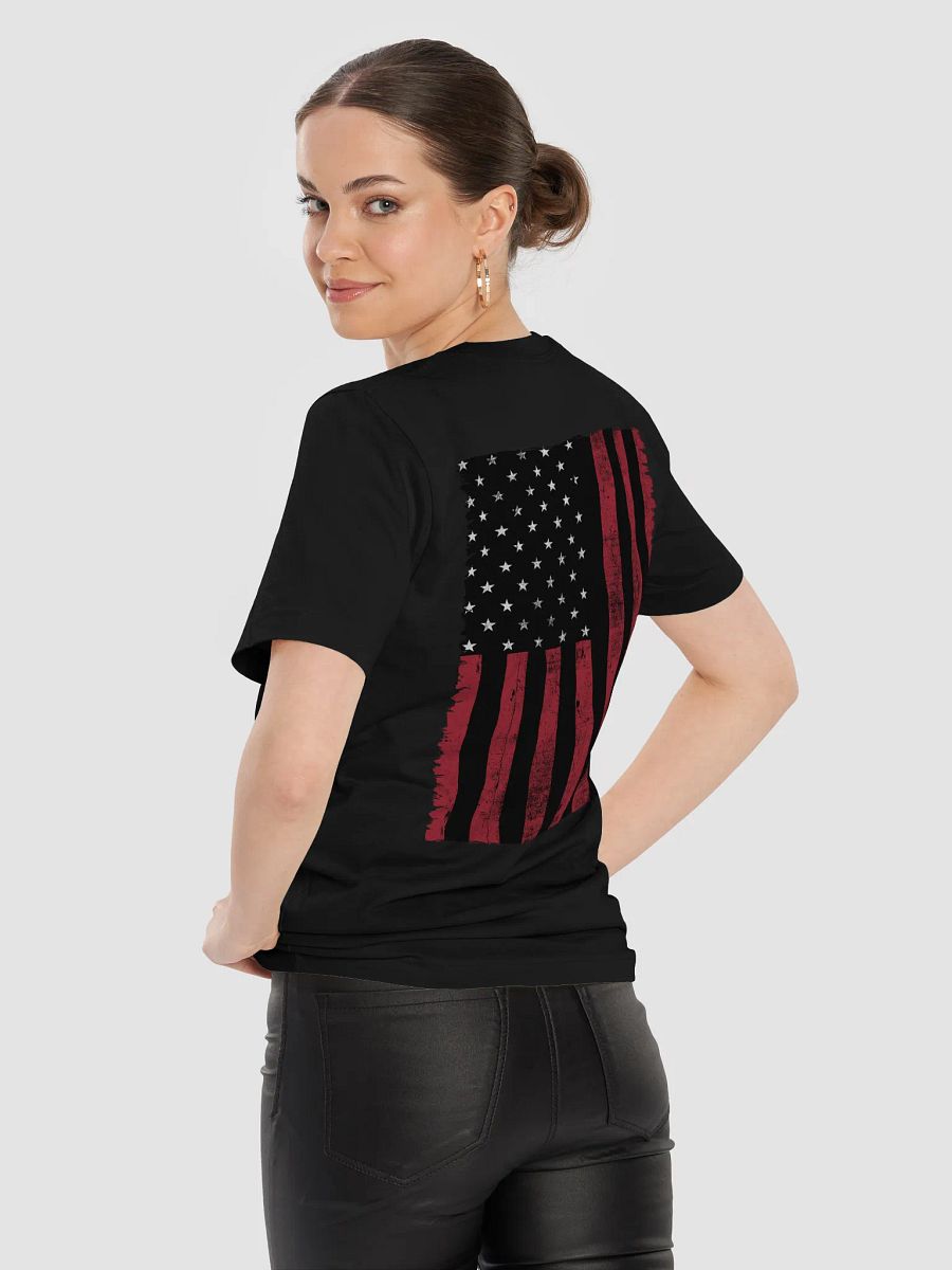 Savage Strength Tee - Black/Red Flag product image (9)