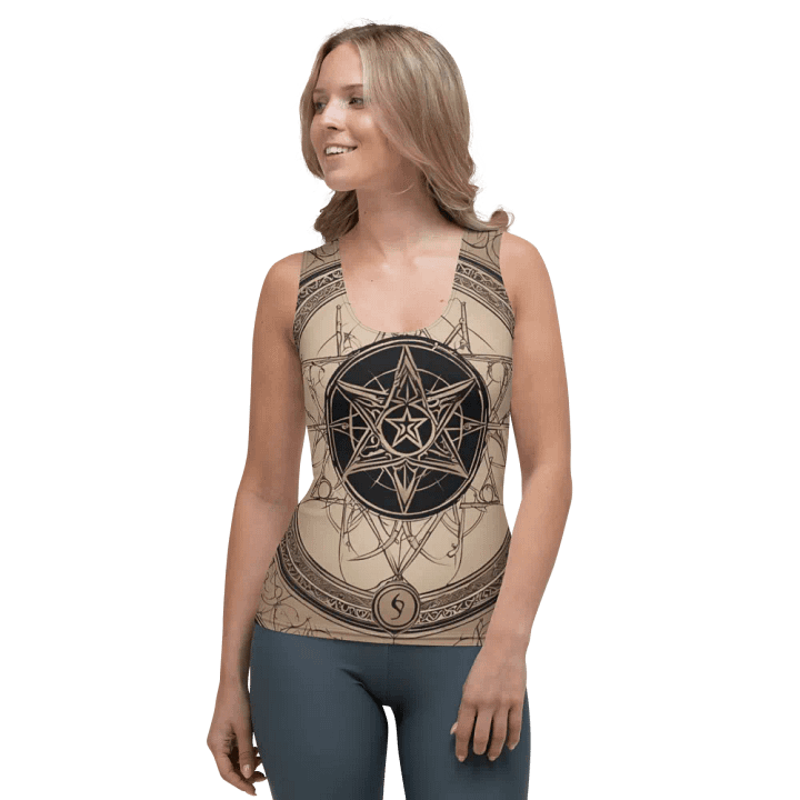 Brown Symbology Tank Top product image (1)