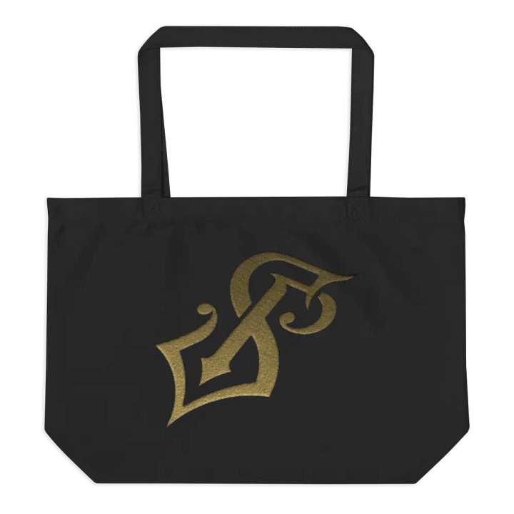 Gilded Initial 'L' Organic Tote Bag product image (2)