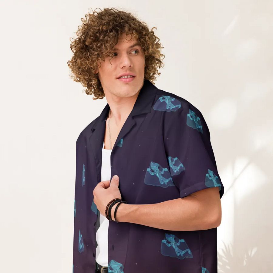 Swift Spark Ghostly Button-Up Shirt product image (8)