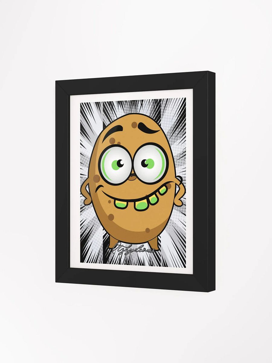 Goofy Potato Burst Framed Poster product image (3)